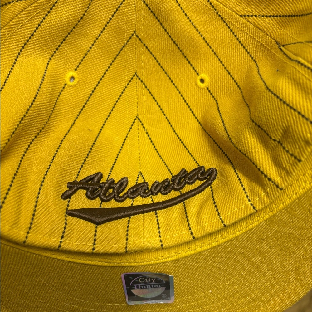 Hunter Yellow Cap with Rhinestone Accent - Picture 3 of 5